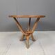 Table d'appoint vintage art tribal, années 60