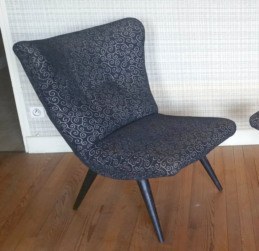 Armchair Chair wing chair years 50