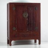 Armoire rouge vermillon, Chine, vers 1900