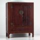 Vermillion red cabinet, China, circa 1900