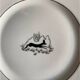 6 dessert plates in Limoges porcelain - Manufacture A. Vignaud