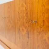 Mid-Century Modern Sideboard, Wood and Travertine, 1970s