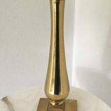 Brass base bedside lamp
