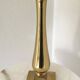 Brass base bedside lamp