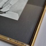 Original photogravure on glossy paper, Model in stockings and shoes 1900