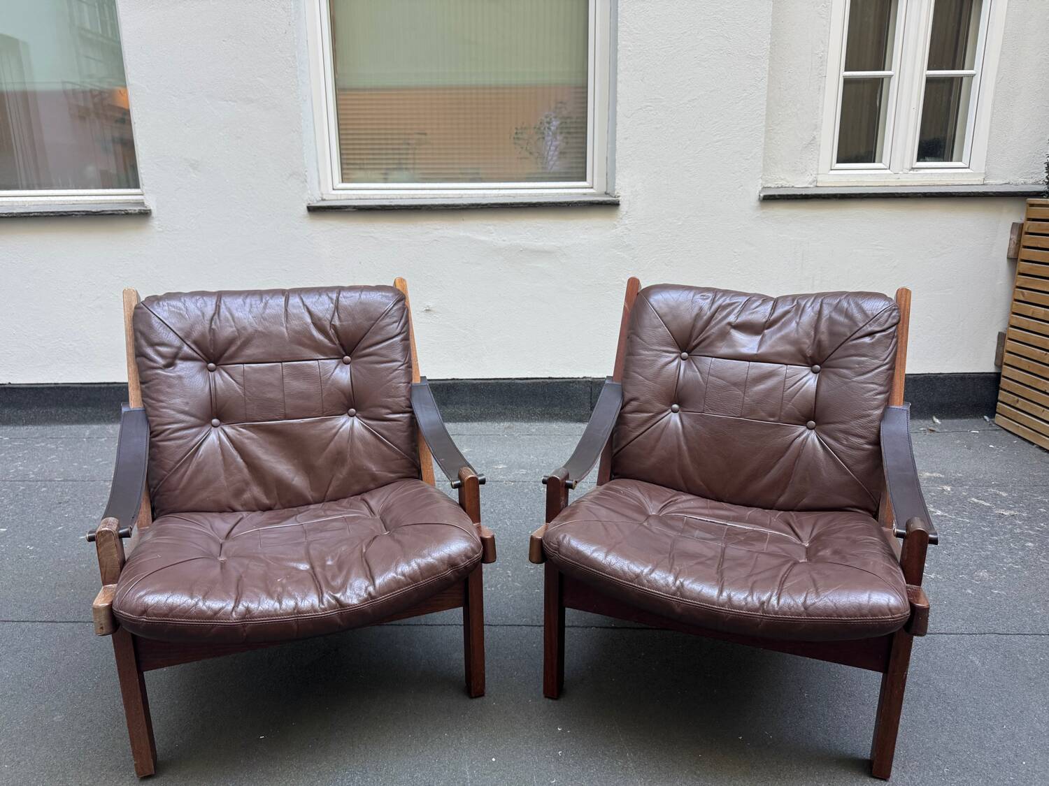 Chaise vintage Torbjørn Afdal "Hunter" pour Bruksbo, 1960
