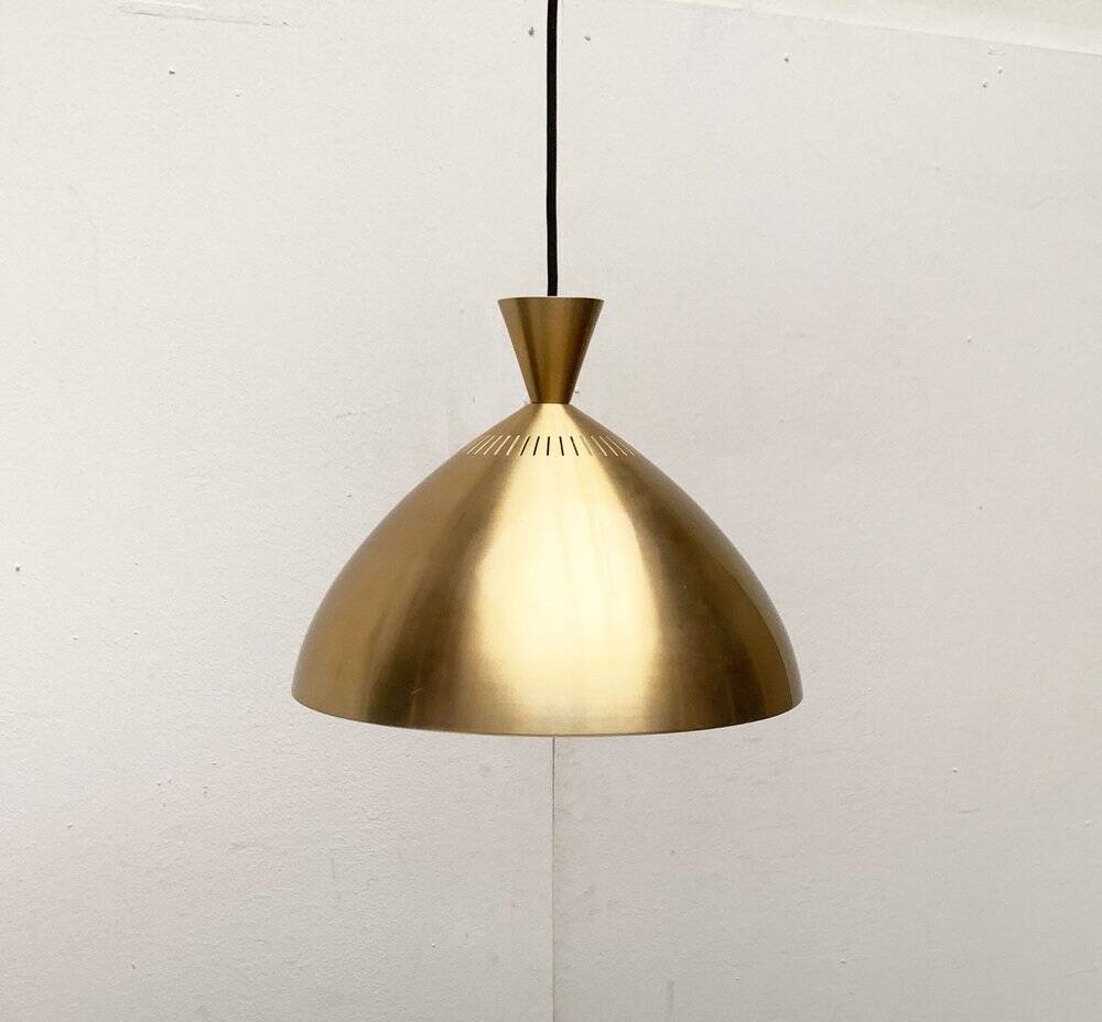 Danish mid-century diabolo pendant lamp by Lyfa, 1960s, set of 2