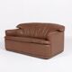 Canapé/causeuse au design italien sculptural