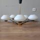 Lustre opaline et laiton