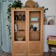 Vintage 1950s light oak school display cabinet – Vintage bookshelf