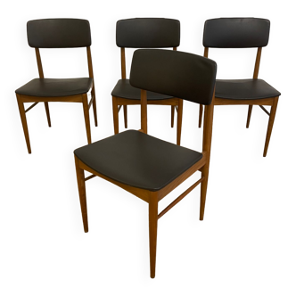 4 Scandinavian chairs 1960