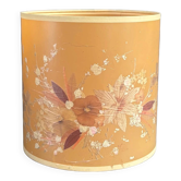 Vintage lampshade with dried flowers