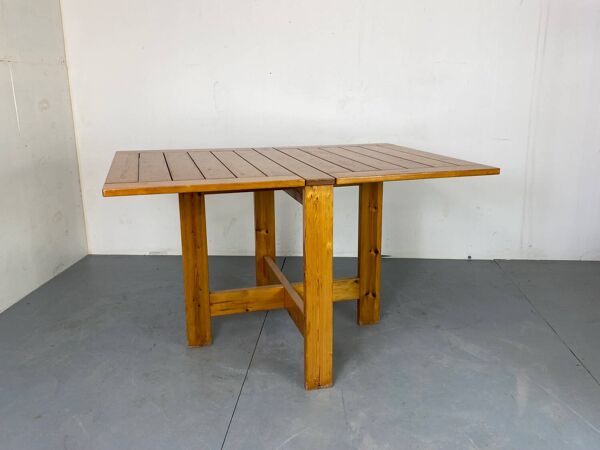 Table à manger vintage de style Japandi Chapo du milieu du siècle, 1960