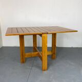 Table à manger vintage de style Japandi Chapo du milieu du siècle, 1960