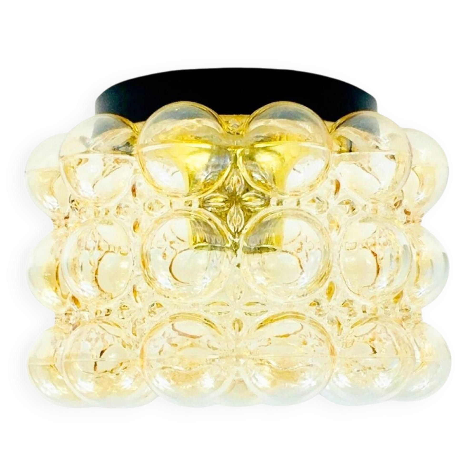 Mid-Century Bubble Glass Ceiling Light by Helena Tynell for Limburg, 1960s