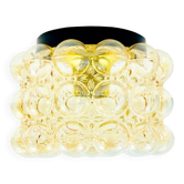 Lustre en verre bulle du milieu du siècle par Helena Tynell pour Limburg, années 1960.