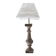 Lampe balustre sur pied pierre – XXe siècle