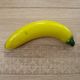 Vintage Murano Glass Fruit In The Shape Of A Yellow Banana 4990
