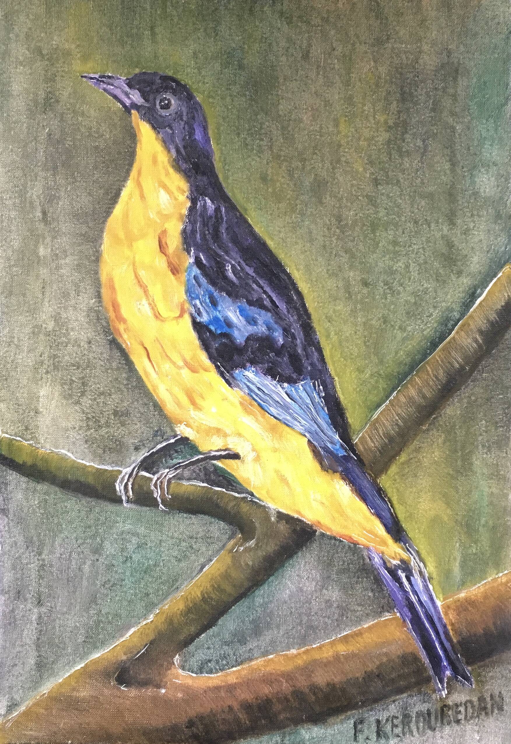 Painting the sparrow of Peru