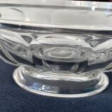 Art Deco cut Val Saint Lambert with silver frame Minerva