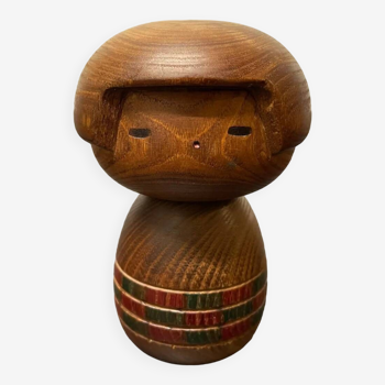 Poupée Kokeshi créative japonaise rare et exclusive par Sanpei Yamanaka