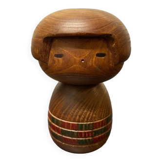 Poupée Kokeshi créative japonaise rare et exclusive par Sanpei Yamanaka