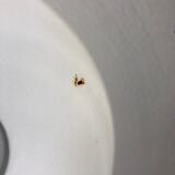 Set of 2 black enamelled bowls