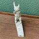 Old cast iron rabbit door wedge