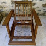 Armchair 50s style scandinavian 3 positions