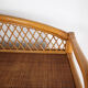 Commode en rotin  et laiton