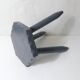 solid oak stool