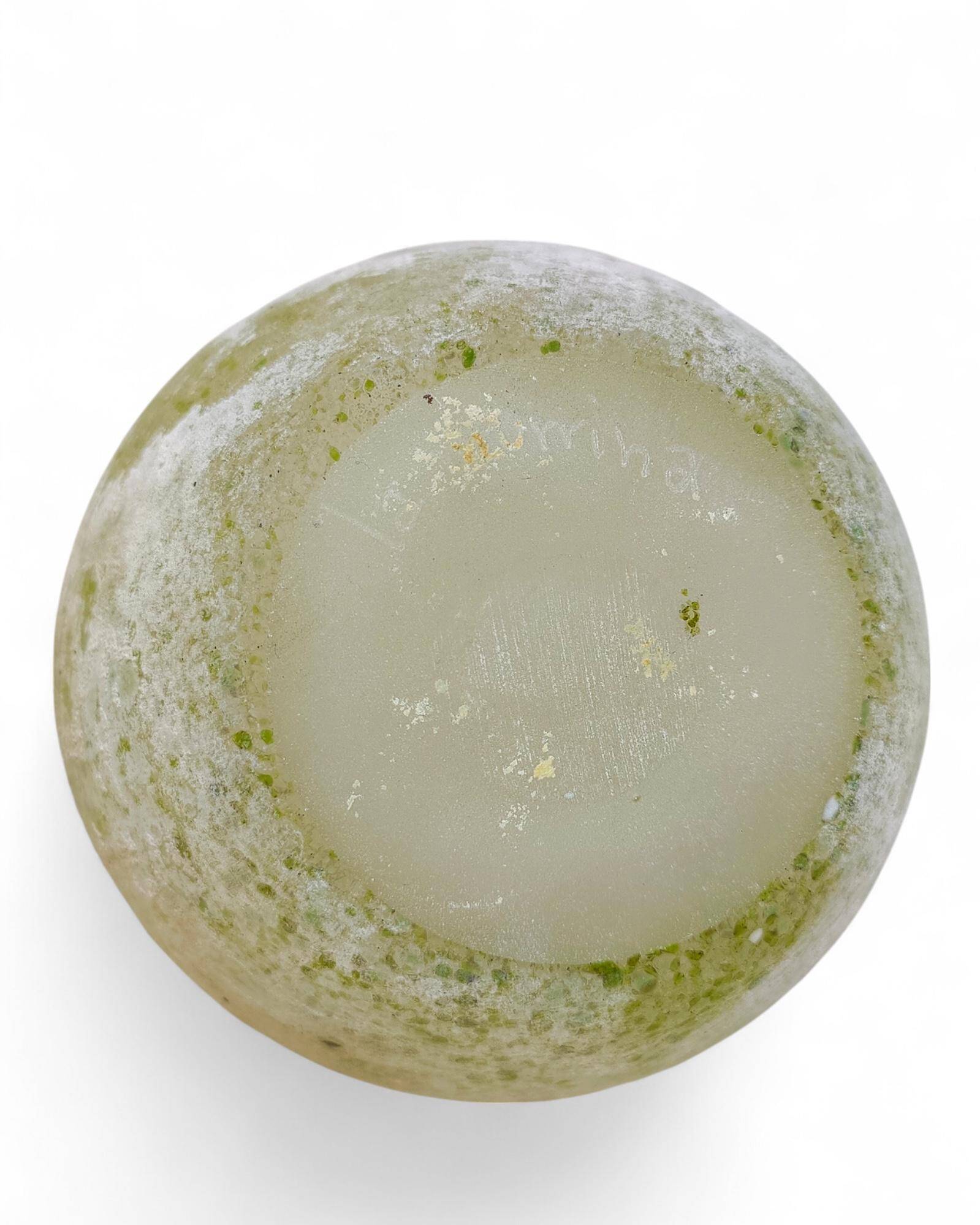 1960s Murano Glass Amphora Vase by La Murrina with Scavo Decoration