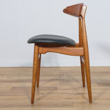 Mid century danish ch33 dining chairs by Hans J. Wegner for Carl Hansen & søn, set of 4