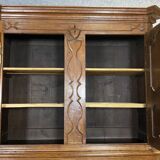 19th century 2-body sideboard in light oak