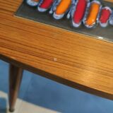 Melamine and ceramic coffee table, 1960