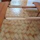 Vintage Scandinavian extendable table with double extension