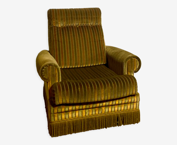 Fauteuil rayé
