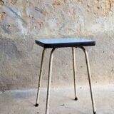 Tabouret Formica bleu
