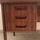 Vintage Danish teak desk by Gunnar Nielsen Tibergaard, 1960