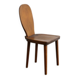 Vintage Swedish Modern Wooden "Skedblad" Pine Chair by Carl Malmsten, 1930s