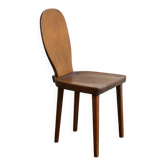 Chaise en pin "Skedblad" en bois suédois moderne vintage par Carl Malmsten, années 1930.