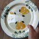 Poole England plate game
