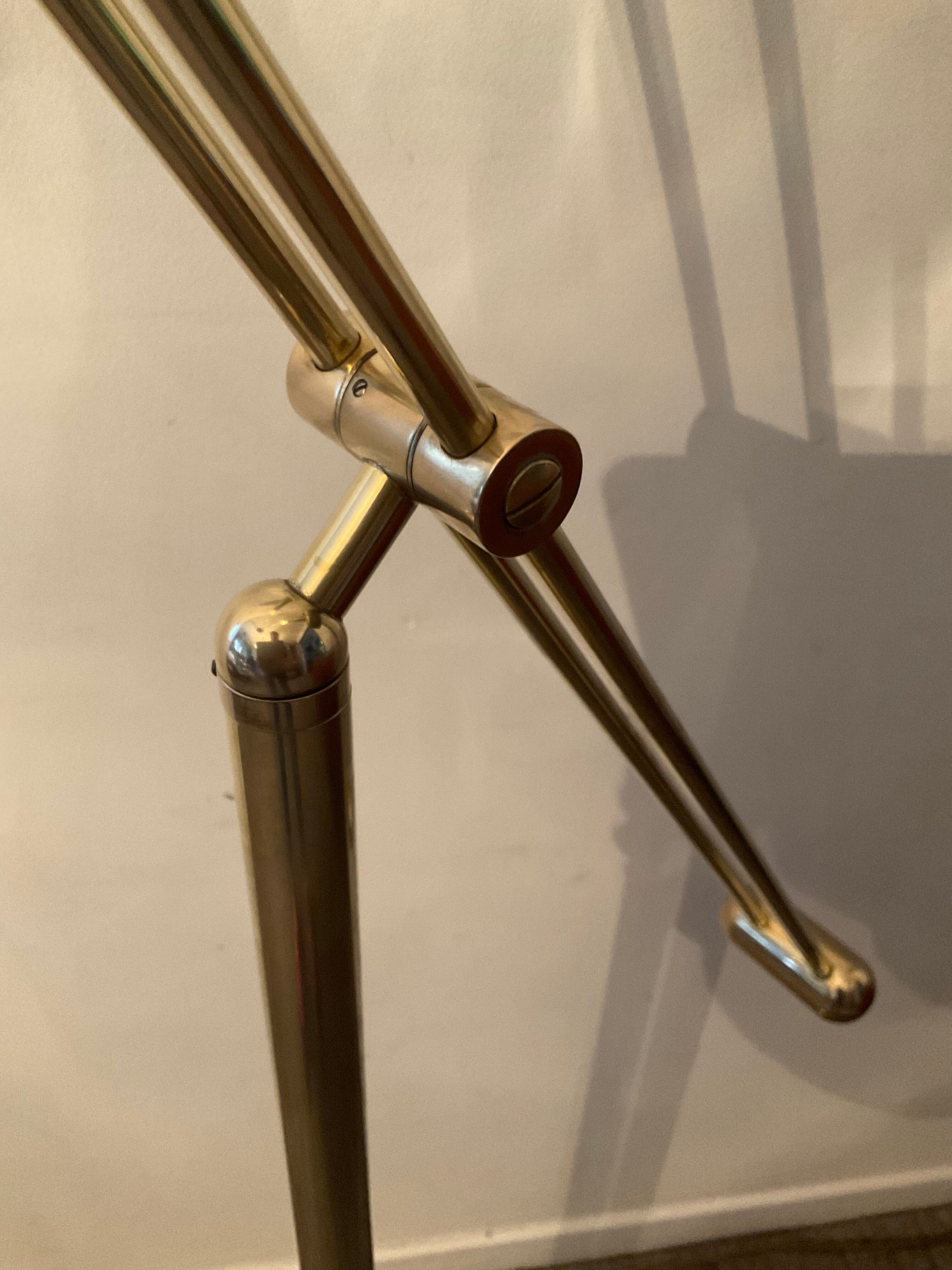 Brass reading lamp 70s