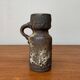 Brutalist ceramic vase, West German mid-century WGP Fat Lava by Jopeko, 1960s.