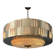 Vintage UFO pendant light with crystal glass