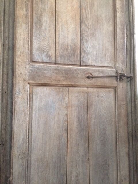 Antique door in solid oak