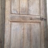 Antique door in solid oak