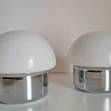 Pair of vintage bedside lamps