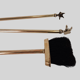 Tool set, brass fireplace accessories, vintage