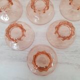 Lot de 10 coupelles style rosaline